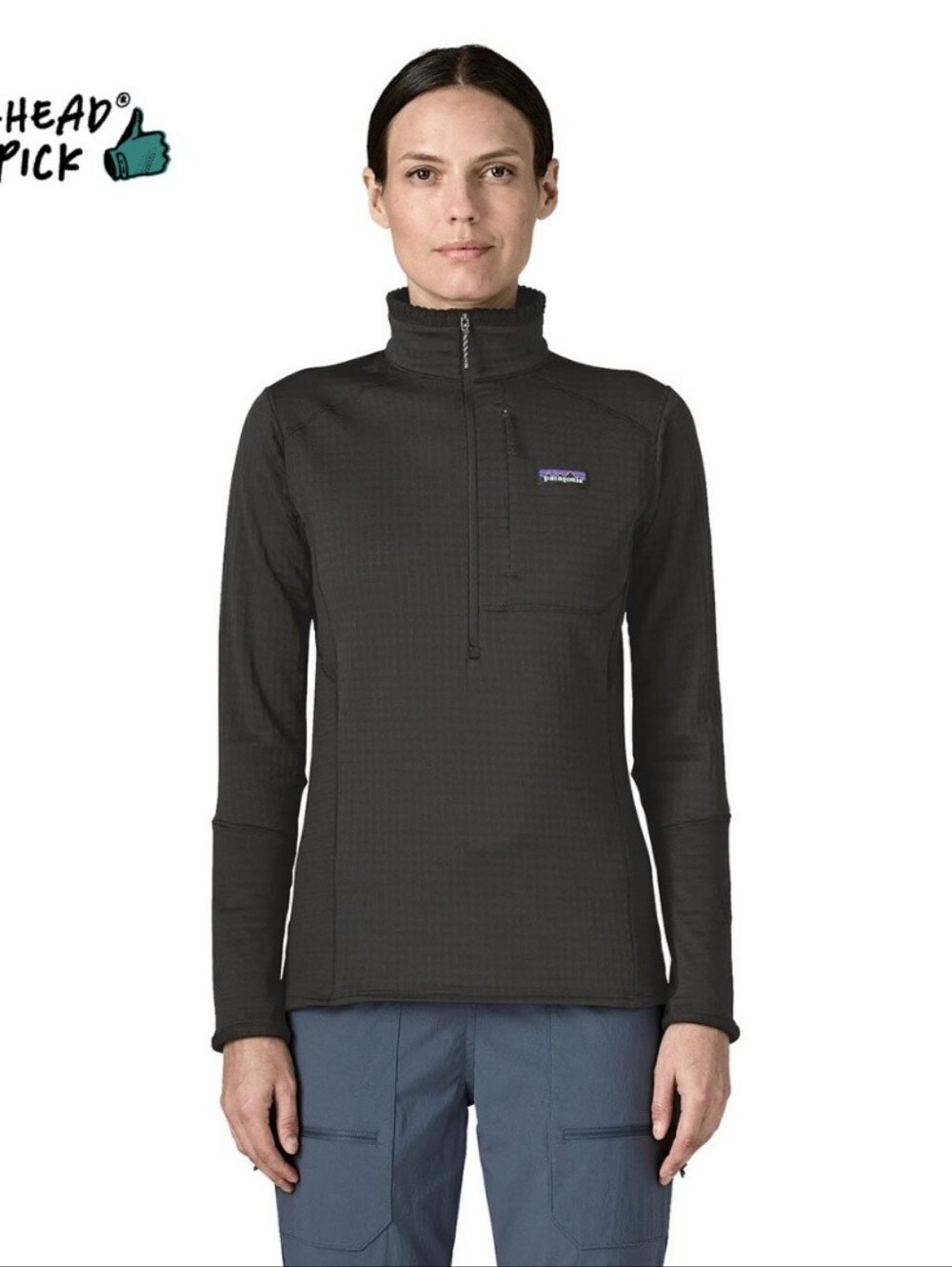 $155 Patagonia R1 Pullover Women's Lightweight Polartec Powergrid Thermal